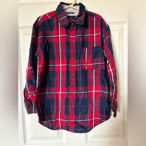Boys Nautica Long Sleeve Plaid Shirt